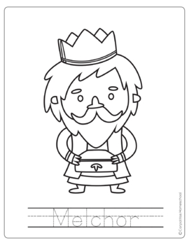 Spanish coloring sheets dãa de reyes three kings day hojas para colorear