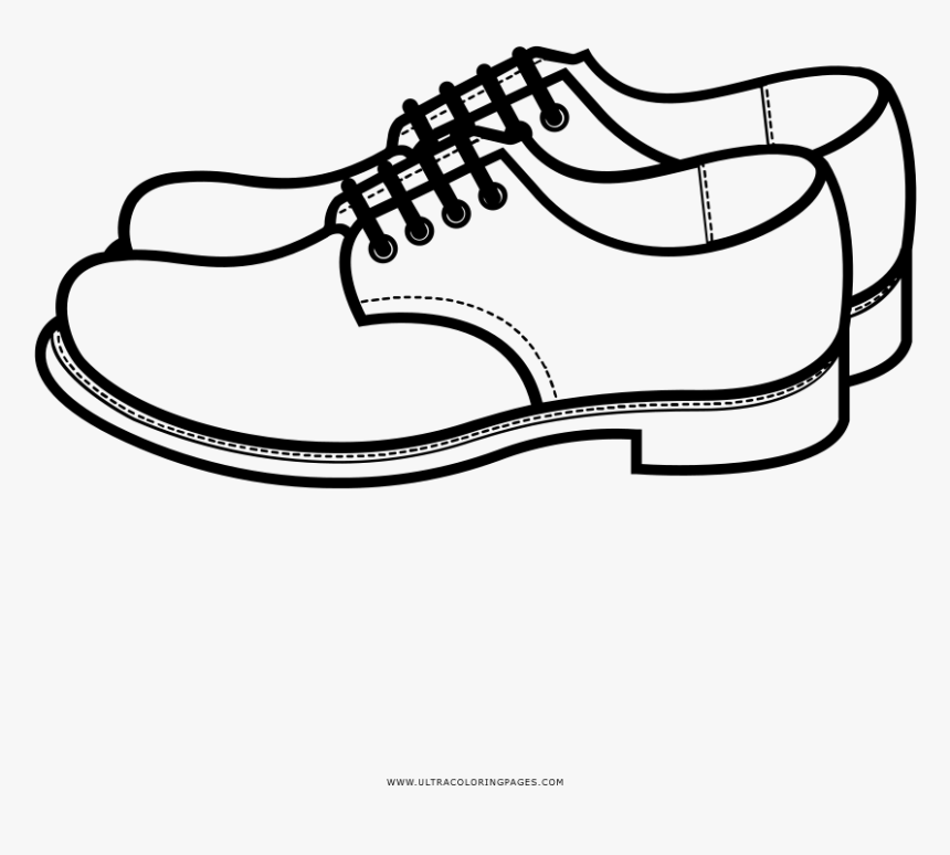 Shoes coloring page