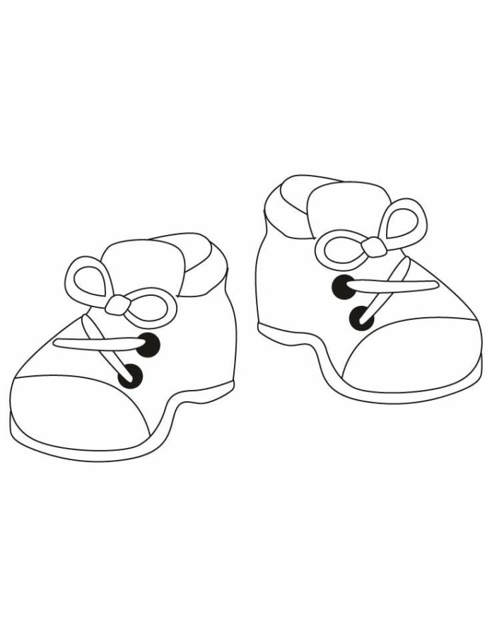 Libro para colorear zapatos para niãos para imprimir y en lãnea