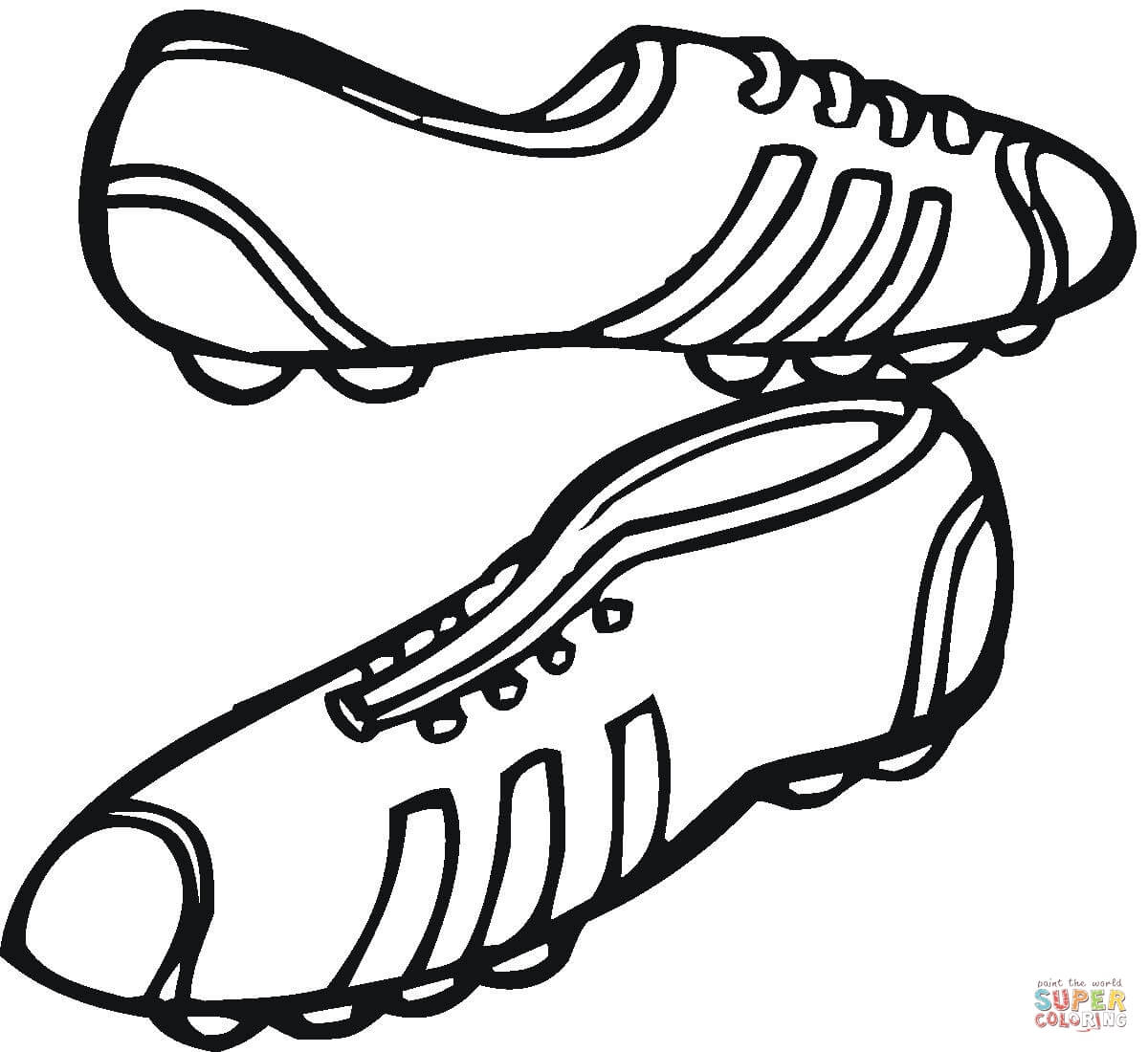 Dibujo de zapatos deportivos para colorear dibujos para colorear imprimir gratis