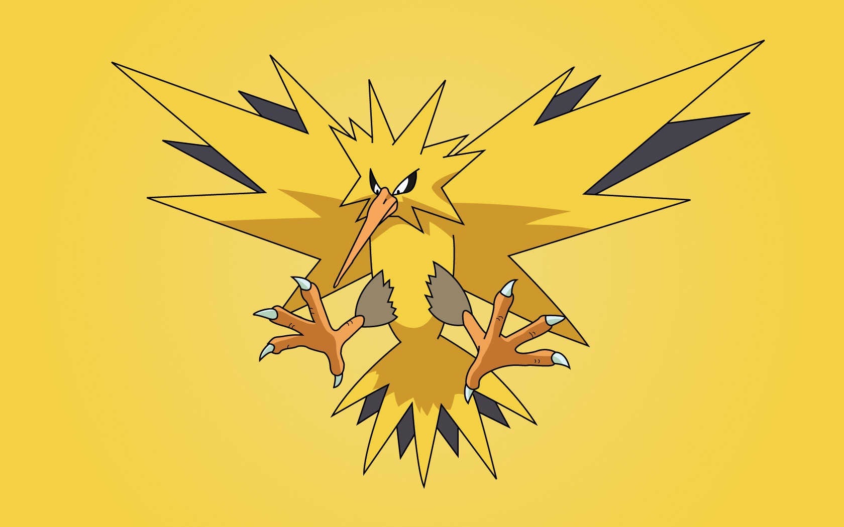 Pokemon zapdos coloring page