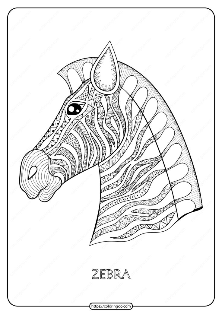 Free printable zebra mandala coloring page mandala coloring abstract coloring pages mandala coloring pages