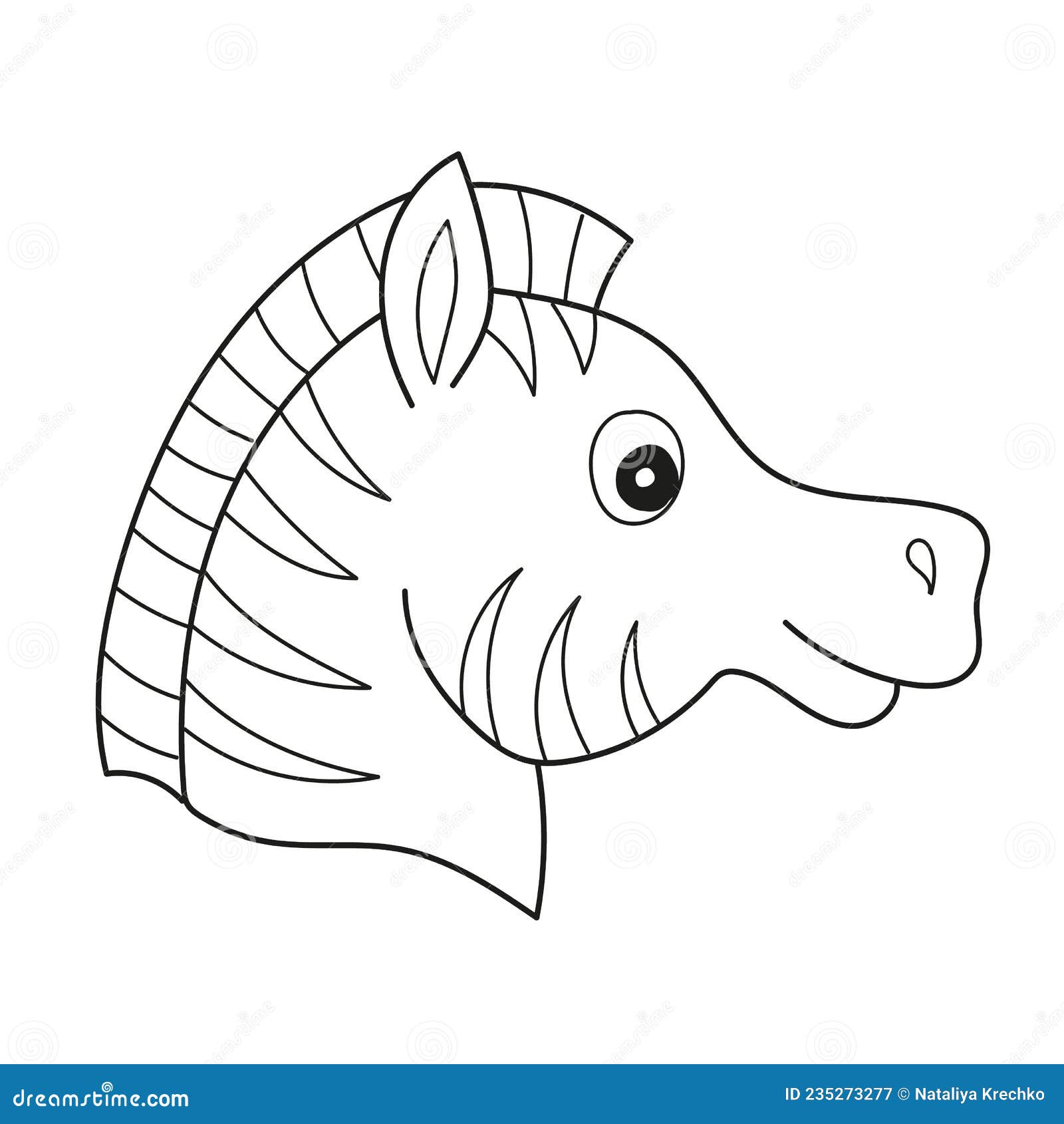 Simple coloring page coloring book for kids