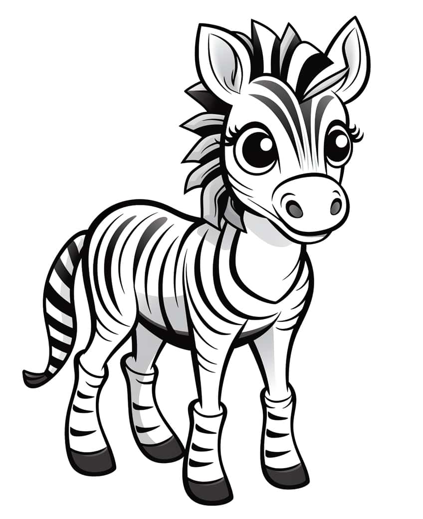 Baby animal coloring pages