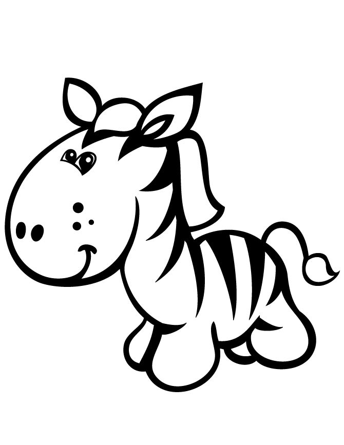 Cute cartoon zebra coloring page zebra coloring pages valentine coloring pages valentines day coloring page