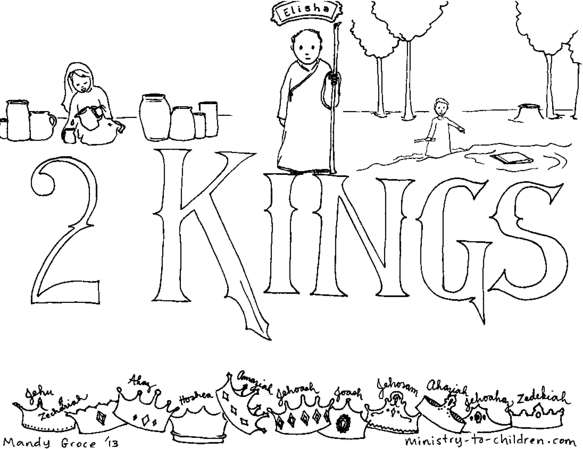 Books of the bible coloring book