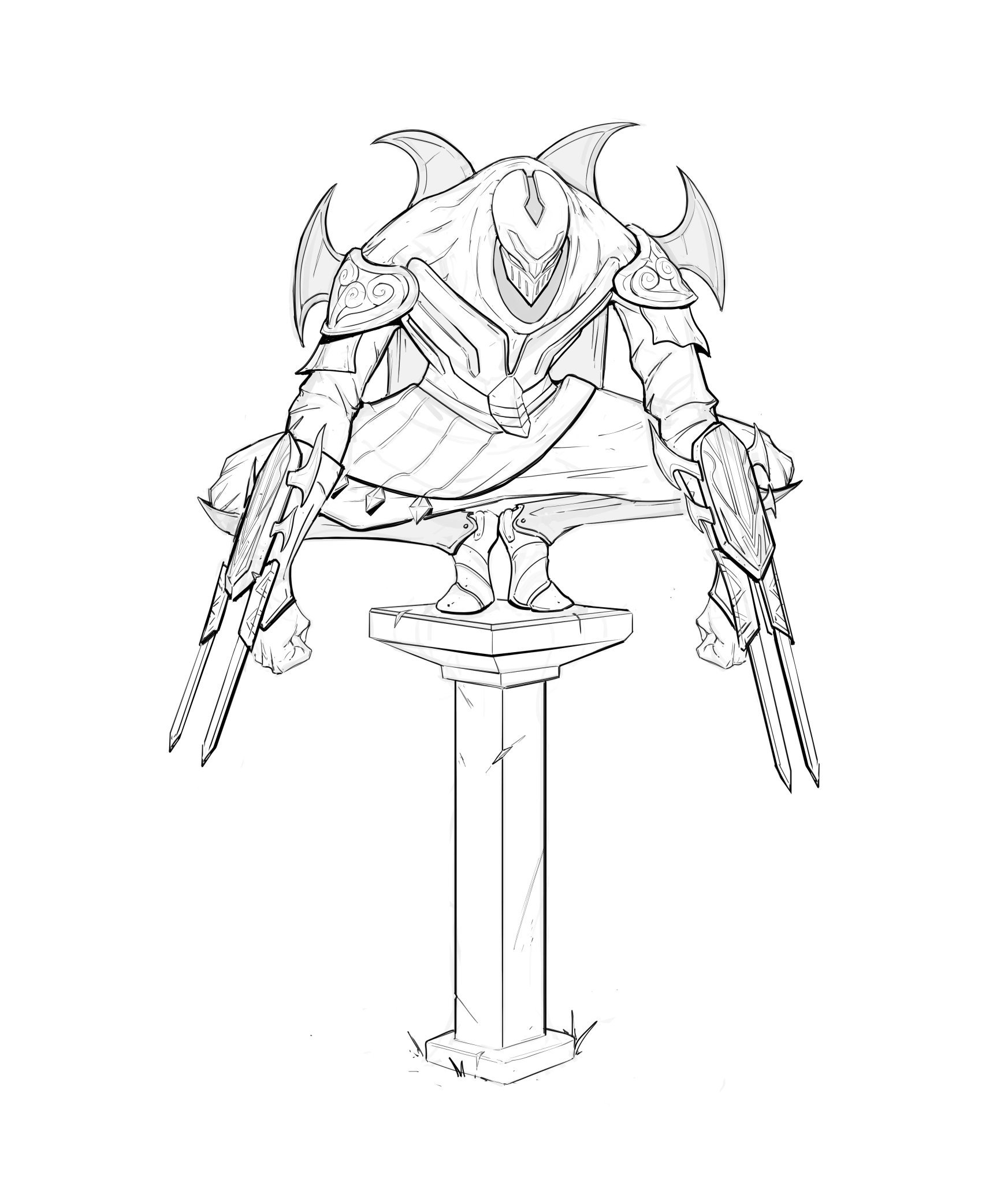 Julien theo simon on x zed drawing leagueoflegends zed leagueoflegendsfanart httpstcowgpcmouujl x