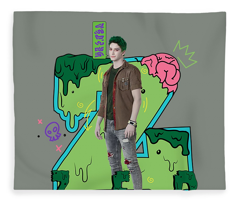 Disney zombies zed fleece blanket by ewen rhona