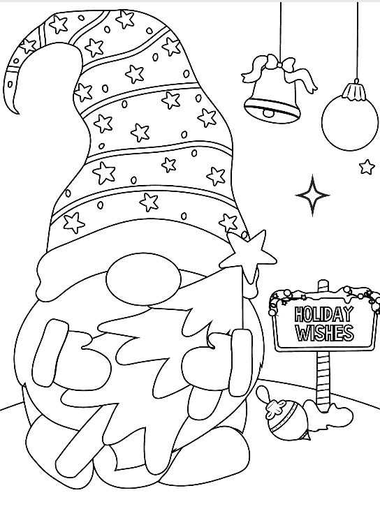 Free printable cute christmas gnome coloring pages fensterbilder weihnachten basteln weihnachtdeko basteln basteln weihnachten