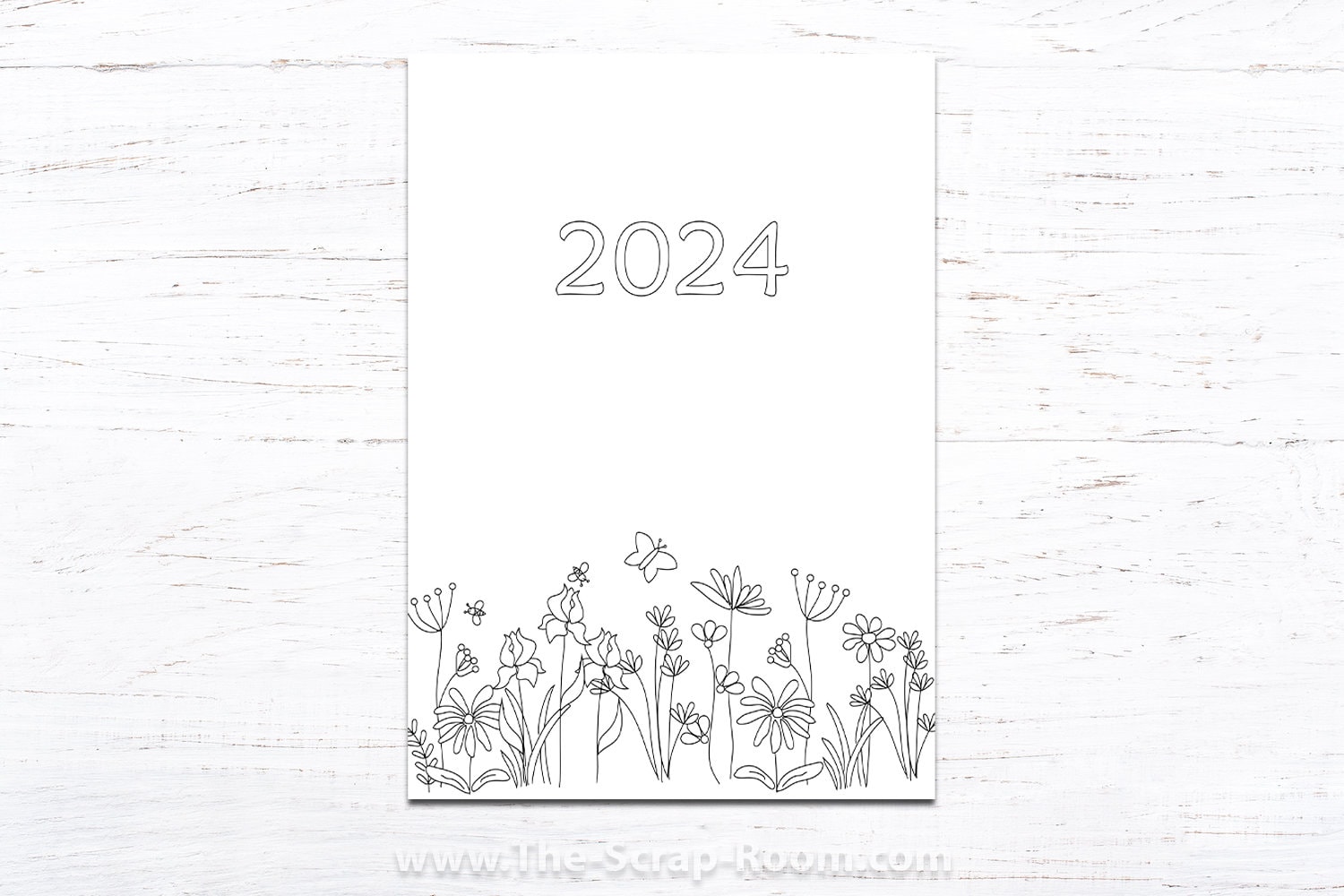 Buy printable planner or journal cover page insert floral cover page adult coloring book style journal cover online in india