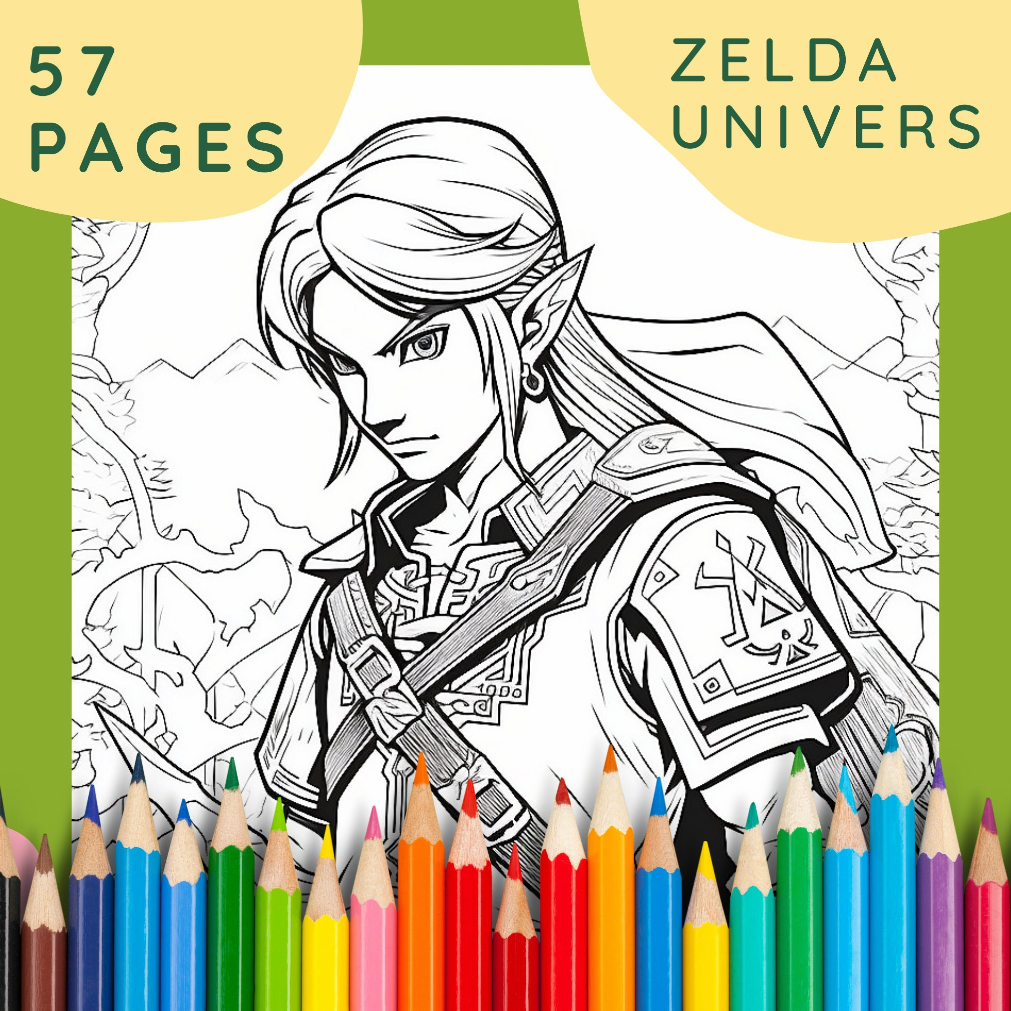 Zelda coloring book