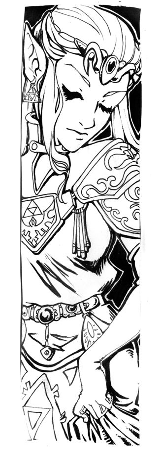 Princess zelda bookmark by mountainlaurelarts on deviantart colorful pictures princess zelda character design