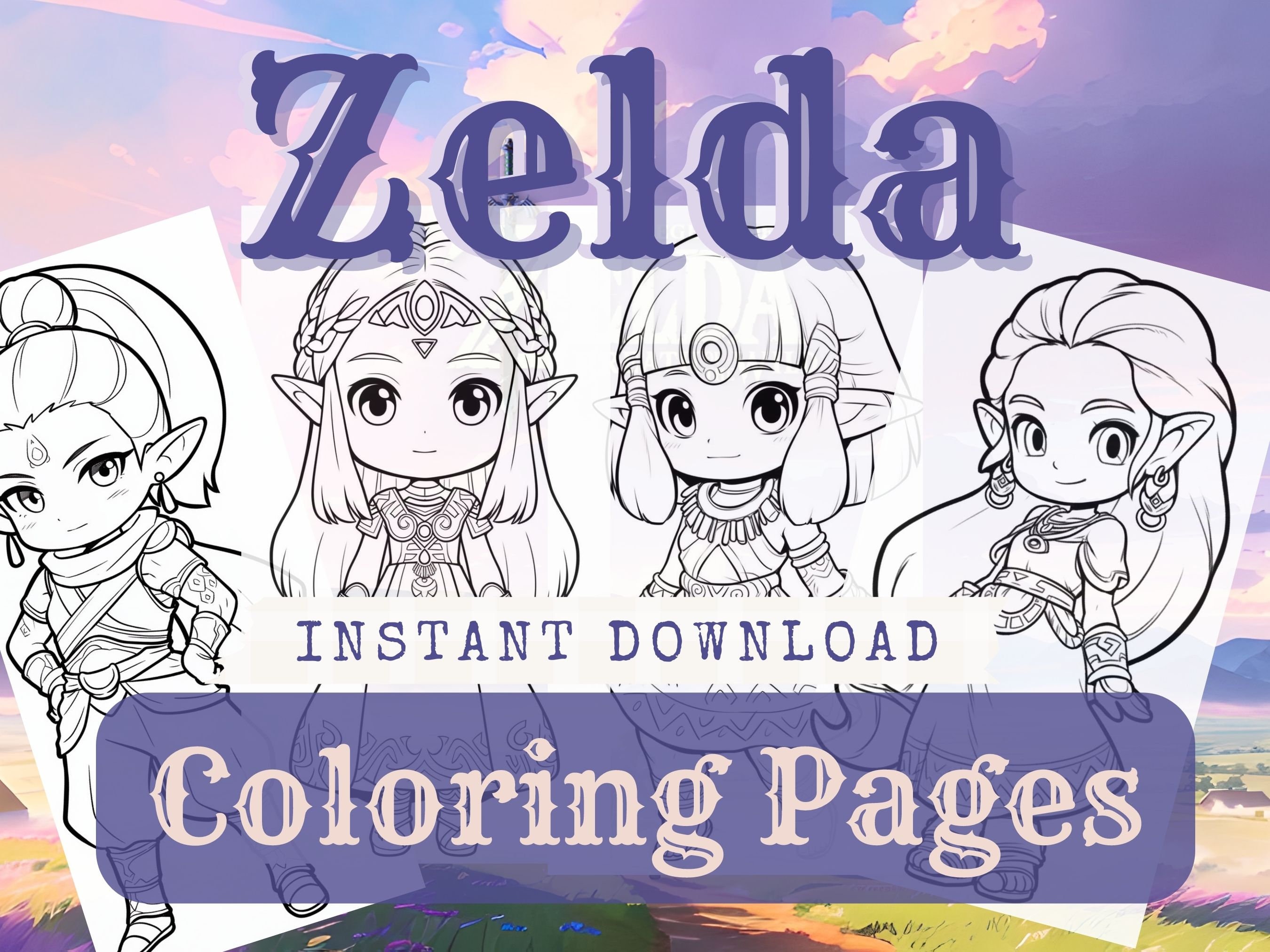 Zelda coloring book
