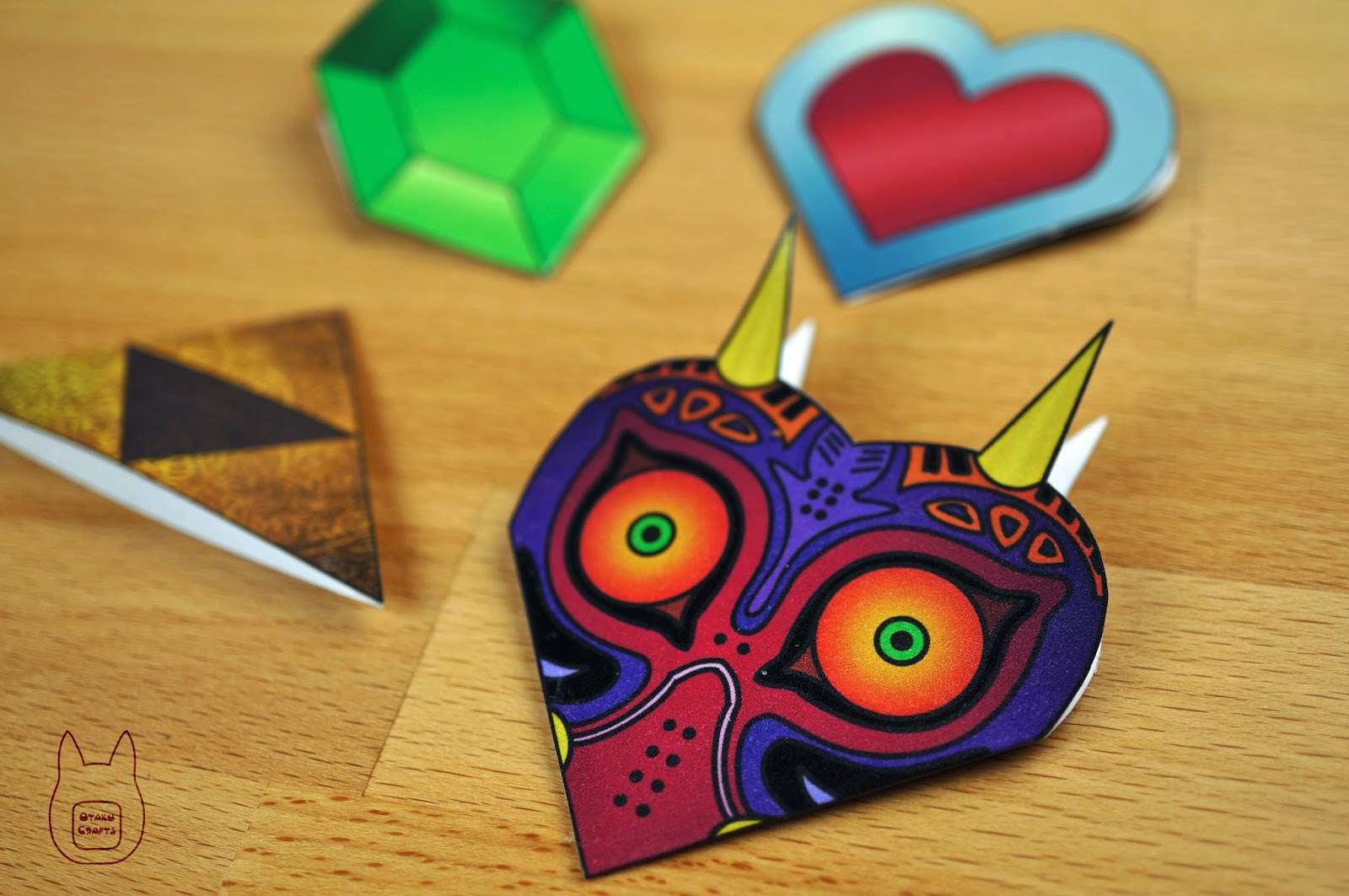 Otaku crafts legend of zelda corner bookmarks