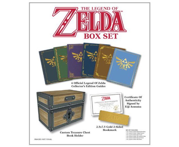 Collectors edition box set gathers all of zeldas hard cover strategy guides