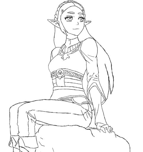 Zelda sketch zelda amino