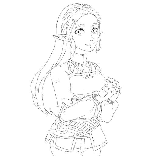 Botw zelda sketch zelda amino