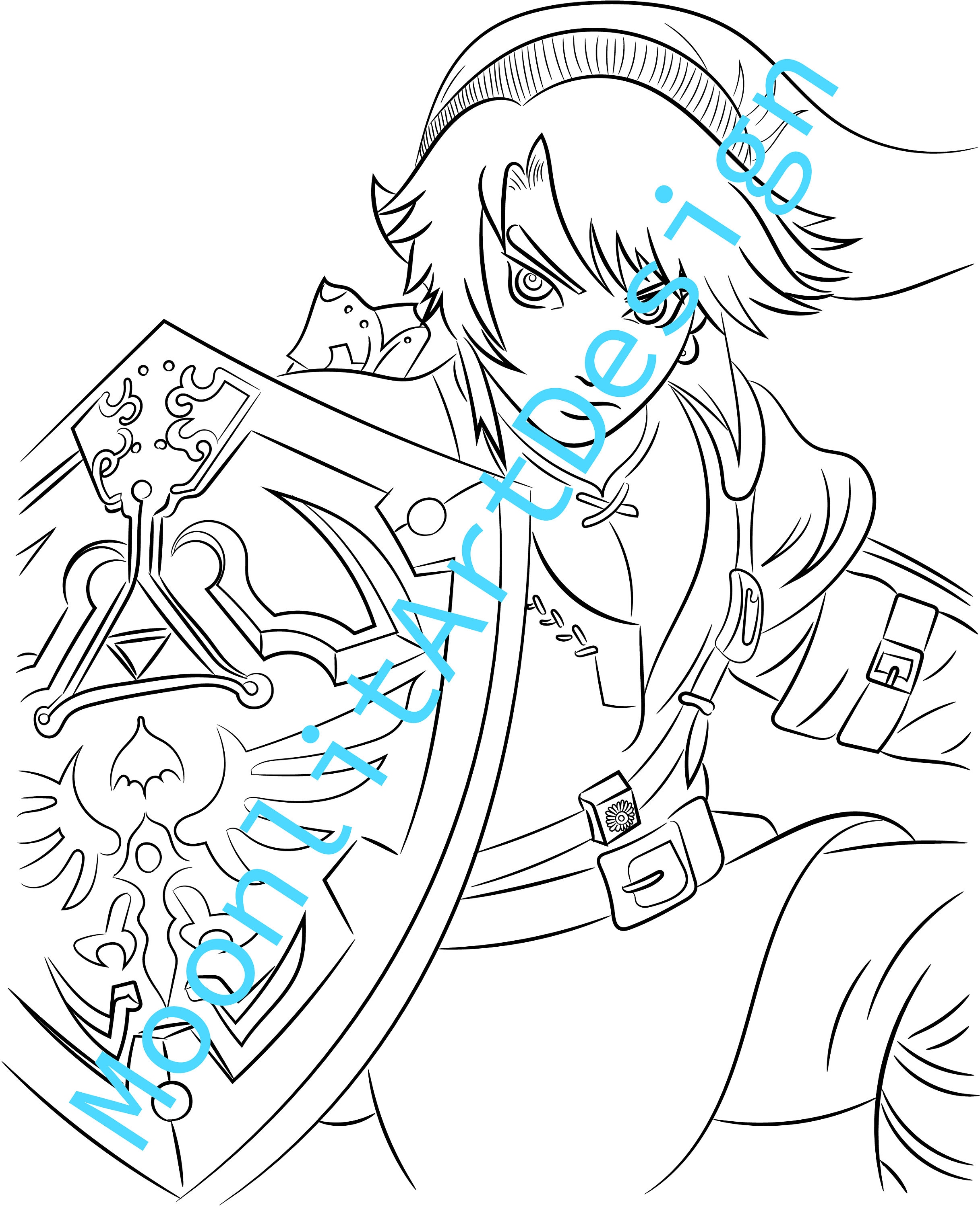 Legend of zelda breath of the wild coloring sheets for adults and kids