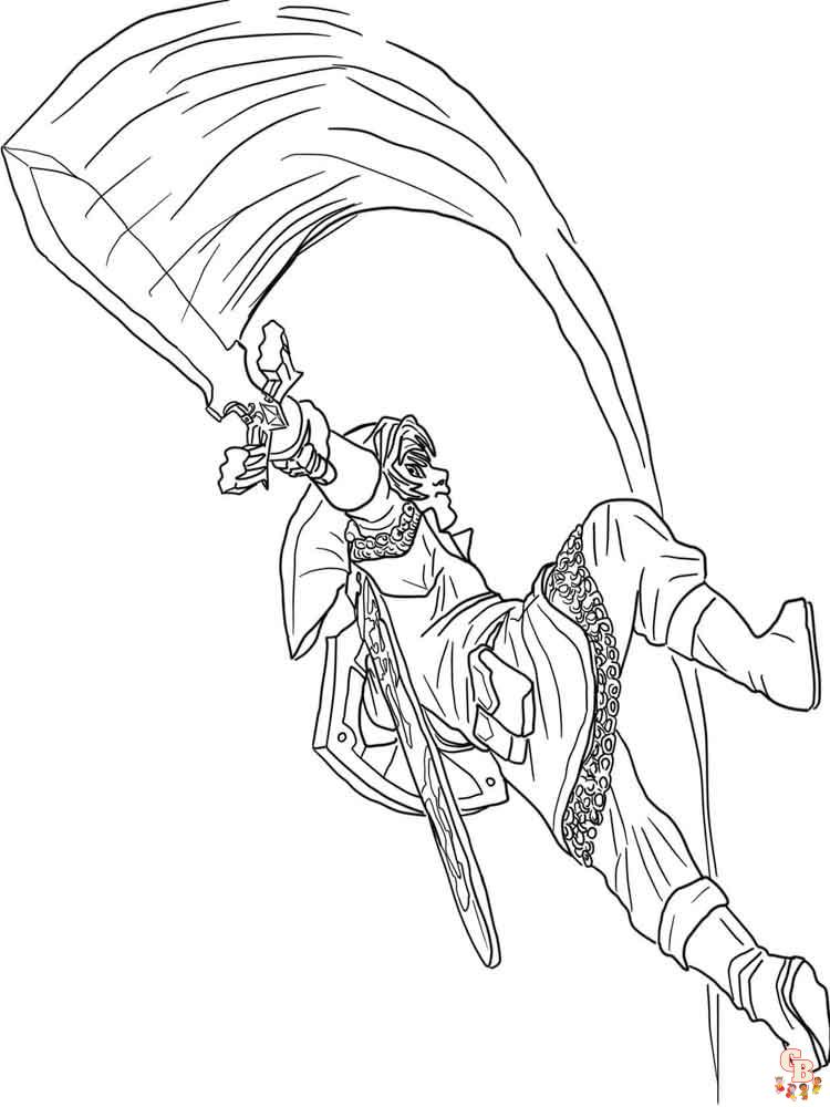 Printable zelda coloring pages free for kids and adults