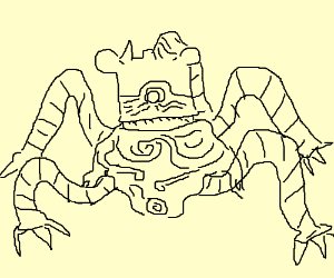A guardian from zelda breath of the wild