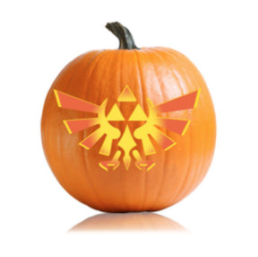 Geeky pumpkin stencils