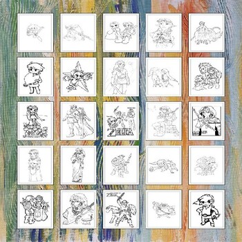Immerse yourself in the magic of the legend of zelda with our coloring pages