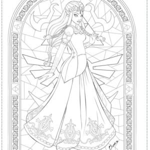 Zelda coloring pages printable for free download