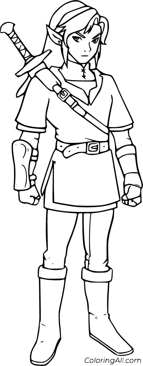 Zelda coloring pages