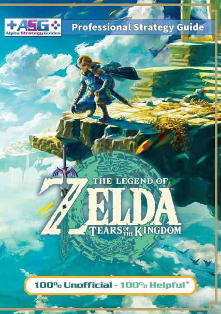 The legend of zelda tears of the kingdom strategy guide book full color paperback