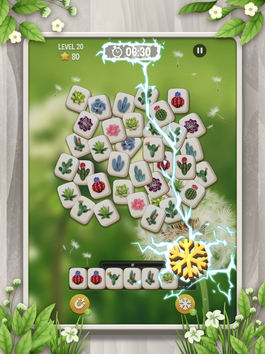 Z blossom flower tile match for android