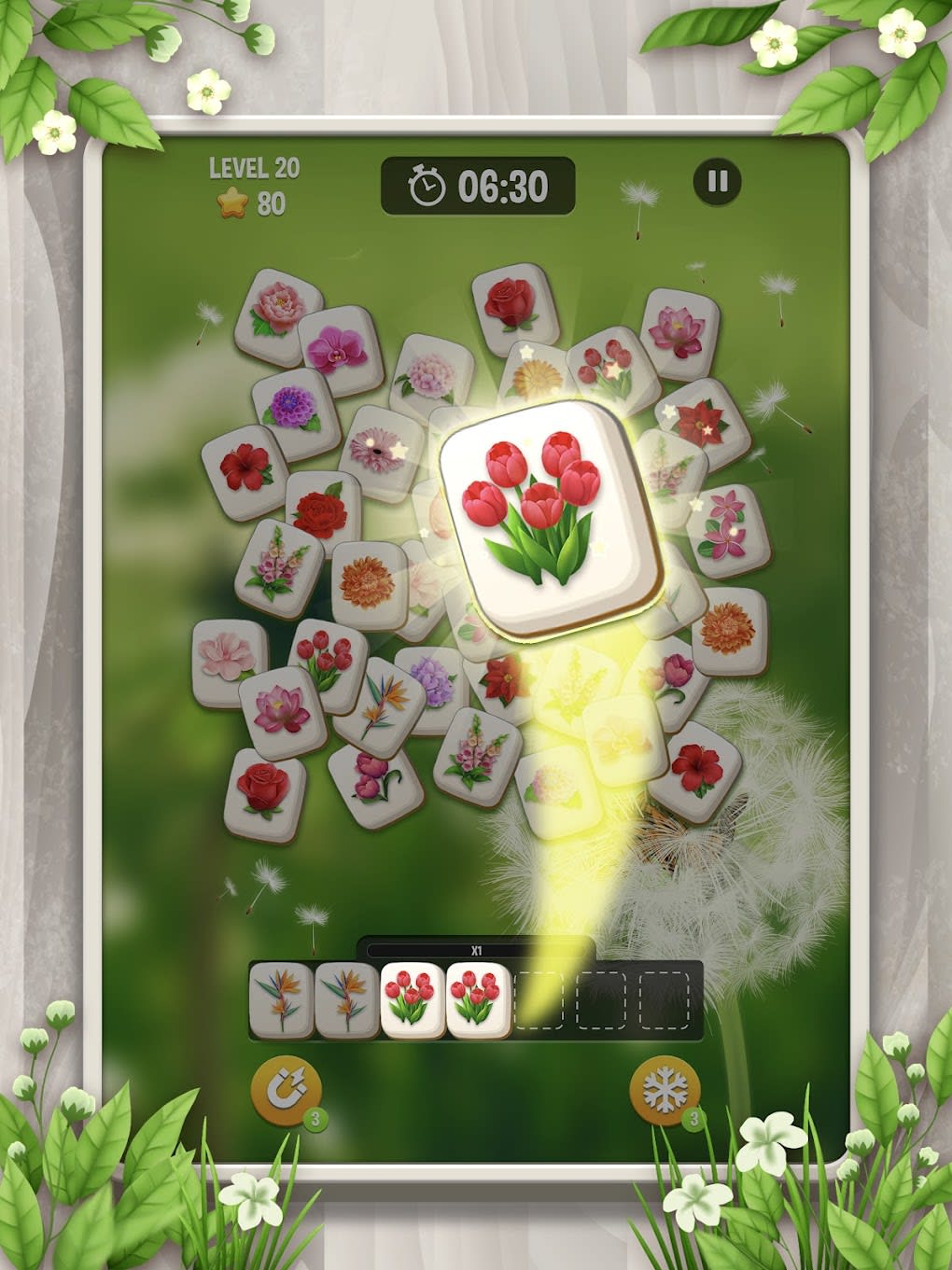 Z blossom flower tile match for android