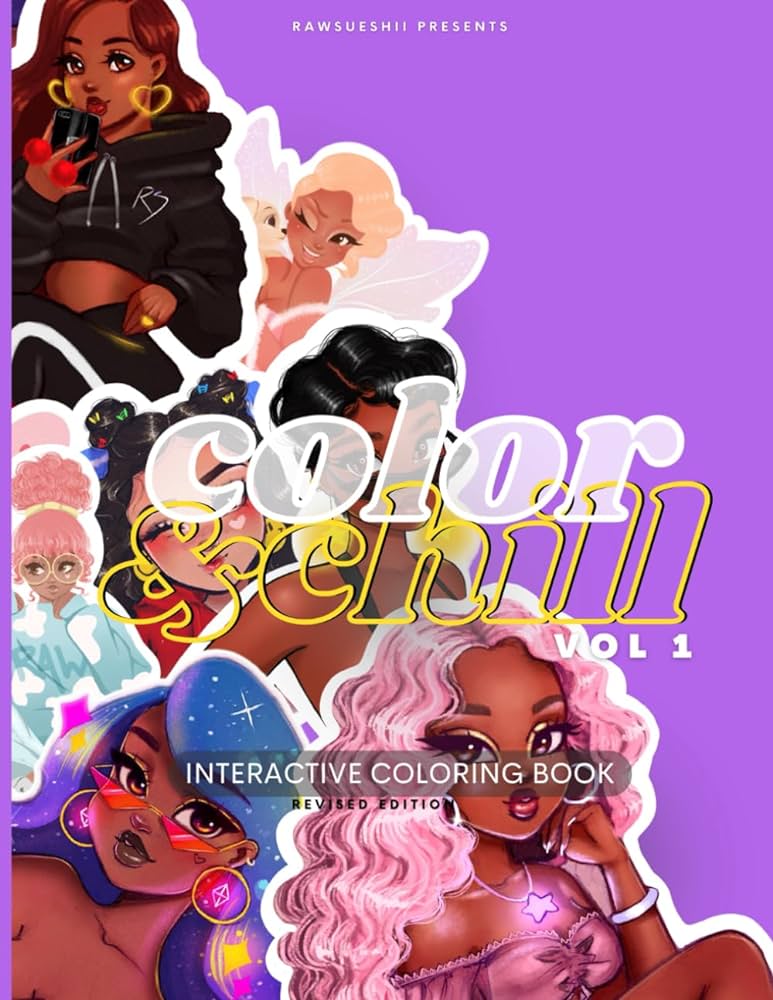 Color chill an interactive coloring book for adults teens and tweens relax and vibe