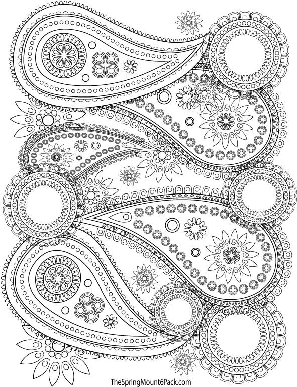 Zen coloring page mandala coloring page adult coloring