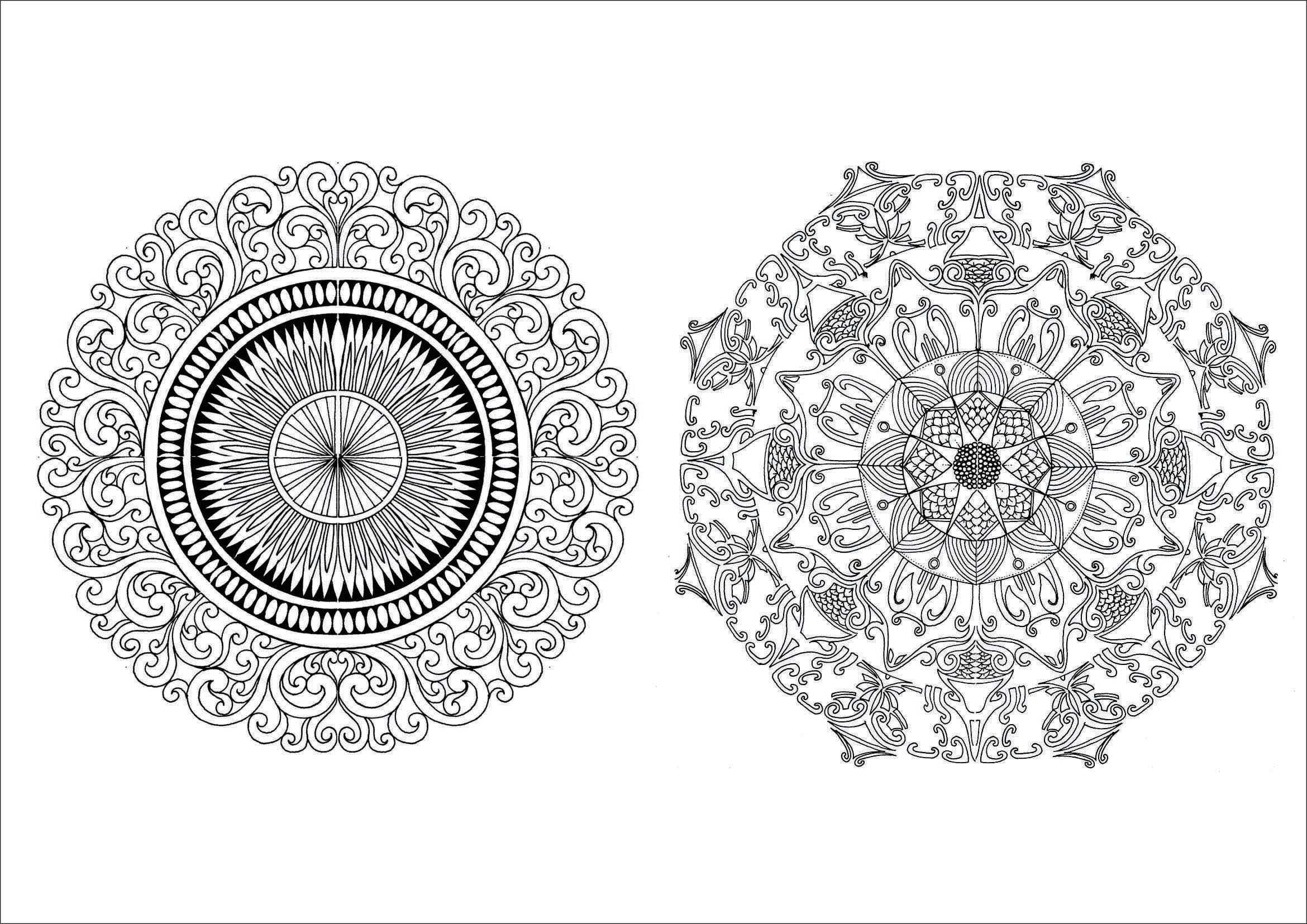 Create adult mandalazenadult colouring pages for you by dilu