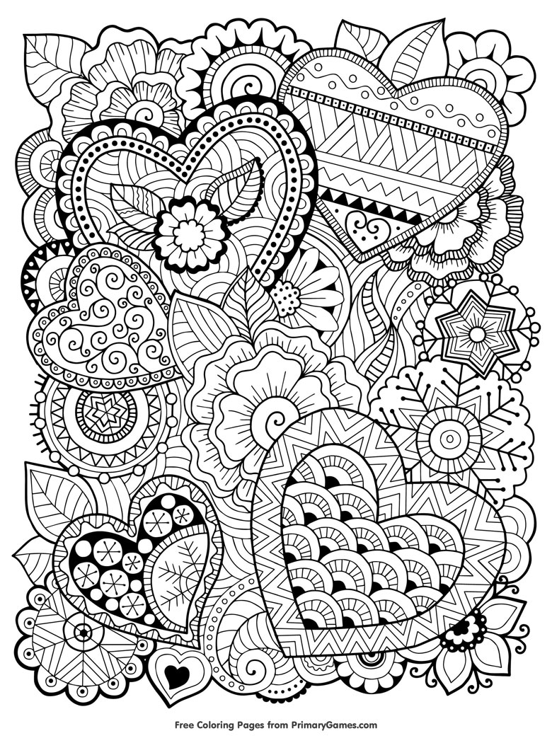 More free adult colouring pages