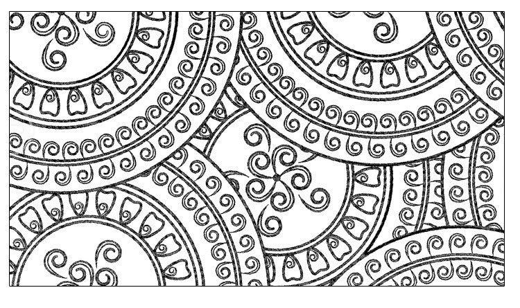 Zen mandalas secrete garden coloring books â original kawaii pen