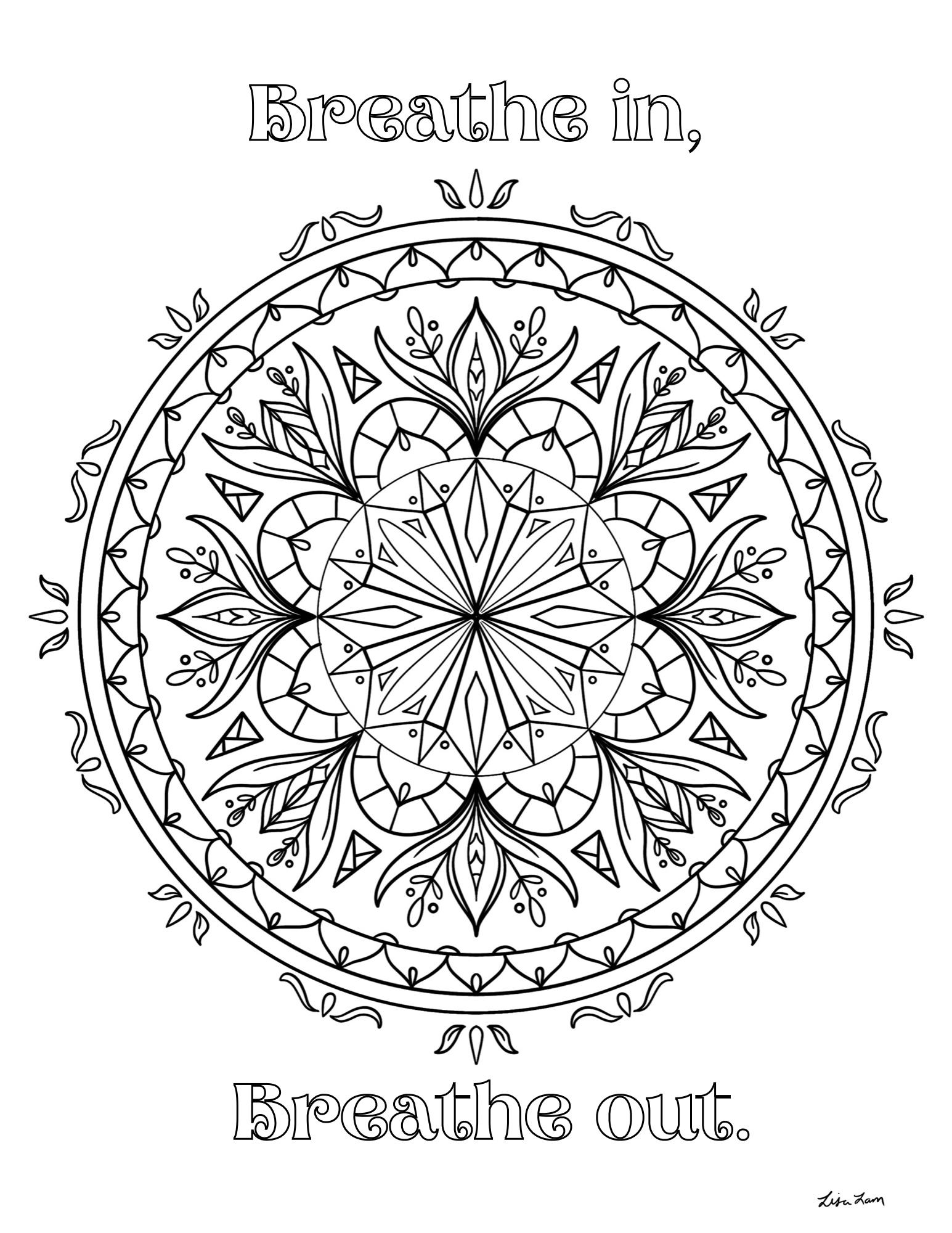 Zen coloring sheet scyap