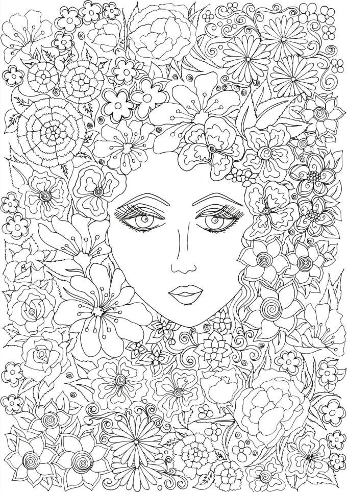 Draw zen coloring page for grown ups by surabhikuthiala