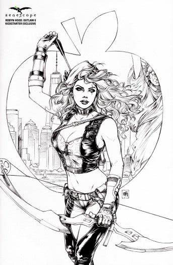 Robyn hood outlaw mike krome kickstarter bw nm