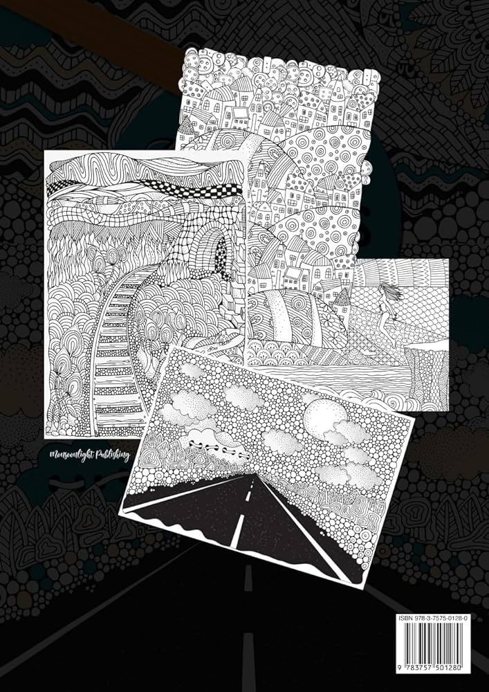 Zentangle landscapes coloring book for adults landscape coloring book for adults beautiful zentangle landscapes and nature scenes zentangle landscapes coloring book publishing monsoon books