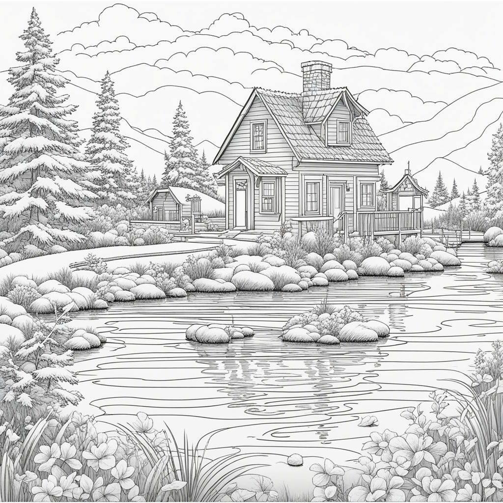 Zentangle landscape