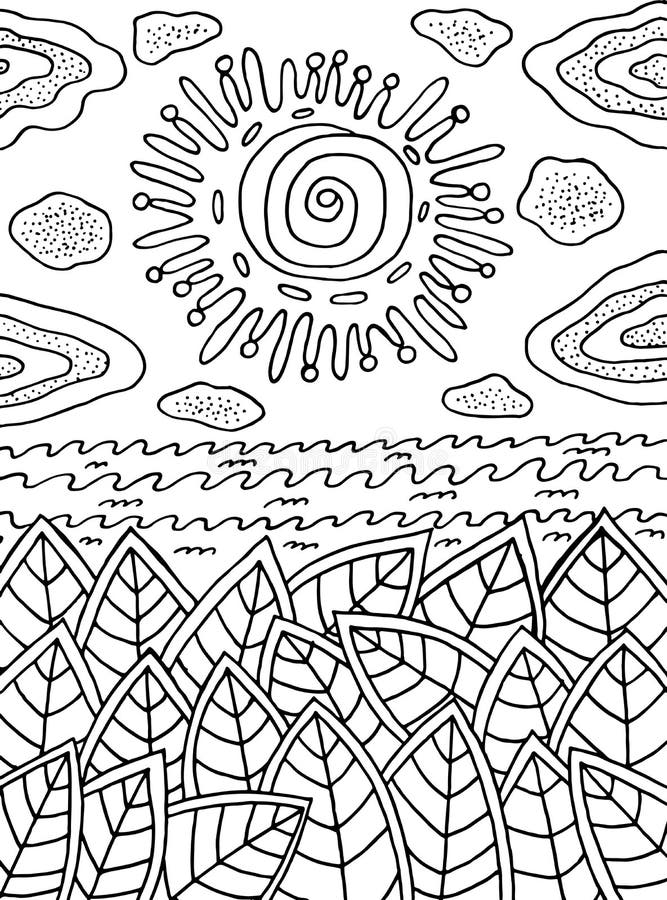 Coloring page for adults