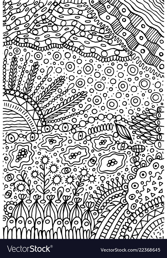 Doodle landscape