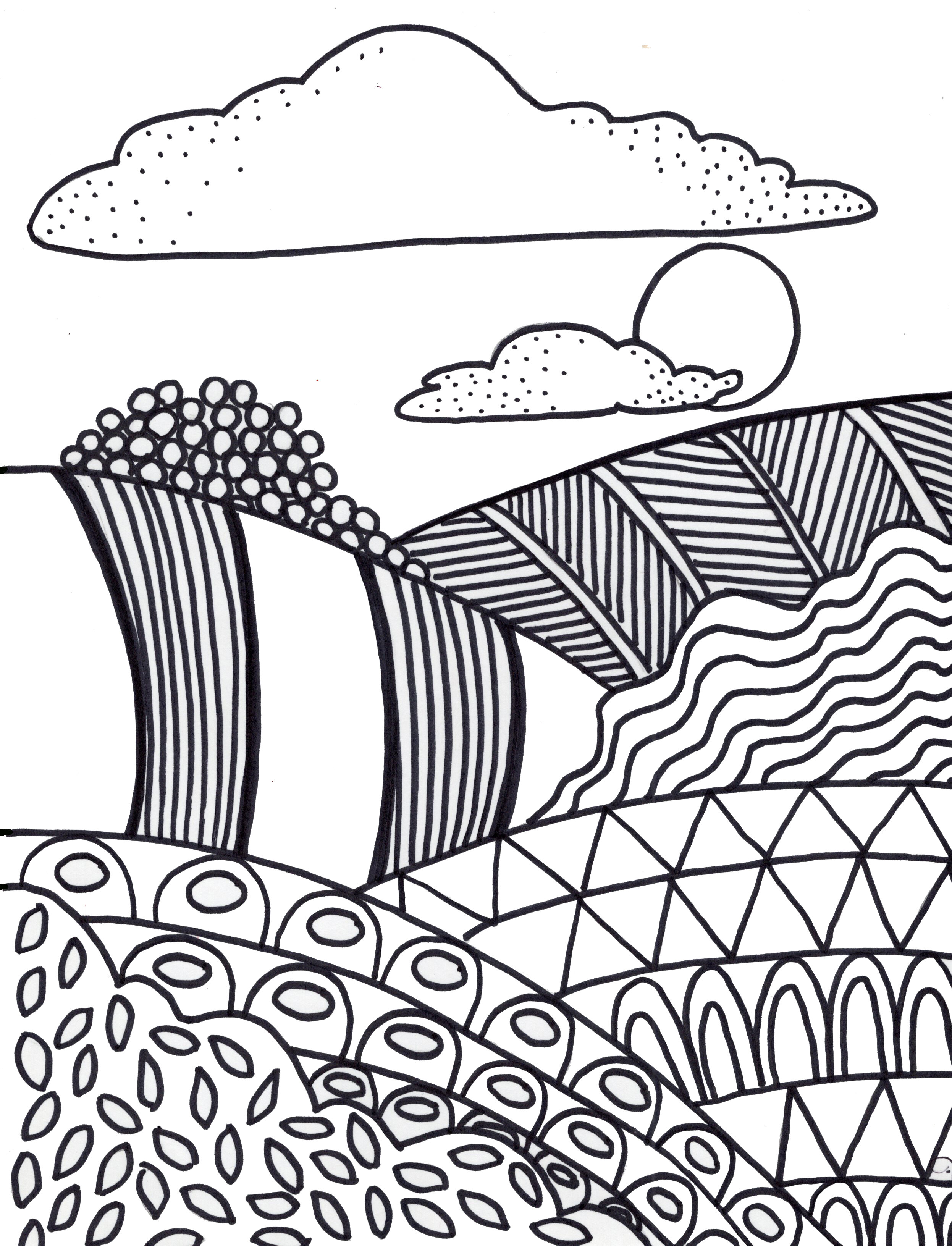 Tryittuesday jenny manno coloring pages â art trek