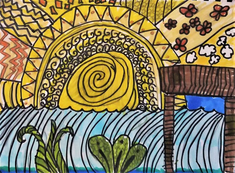Zentangle landscapes â natasha