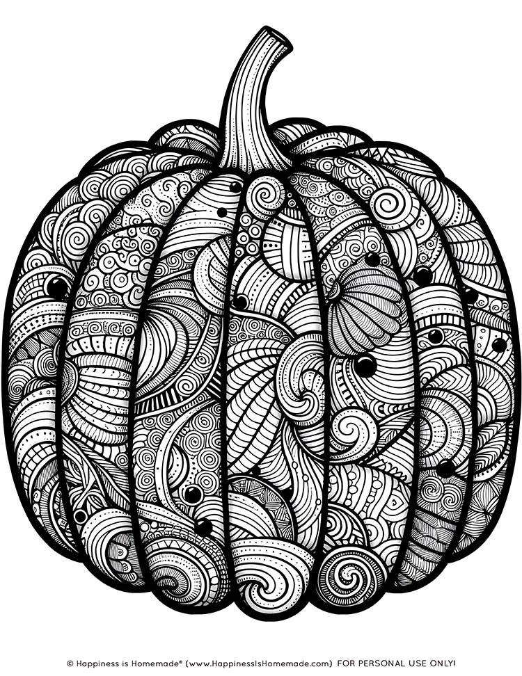 Free halloween coloring pages for adults kids