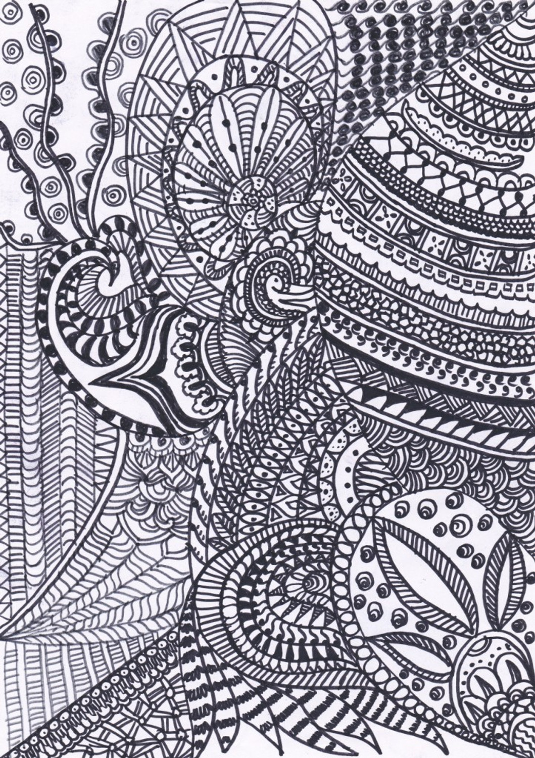 Buy zentangle art handmade painting by sridevi karthikeyan codeart