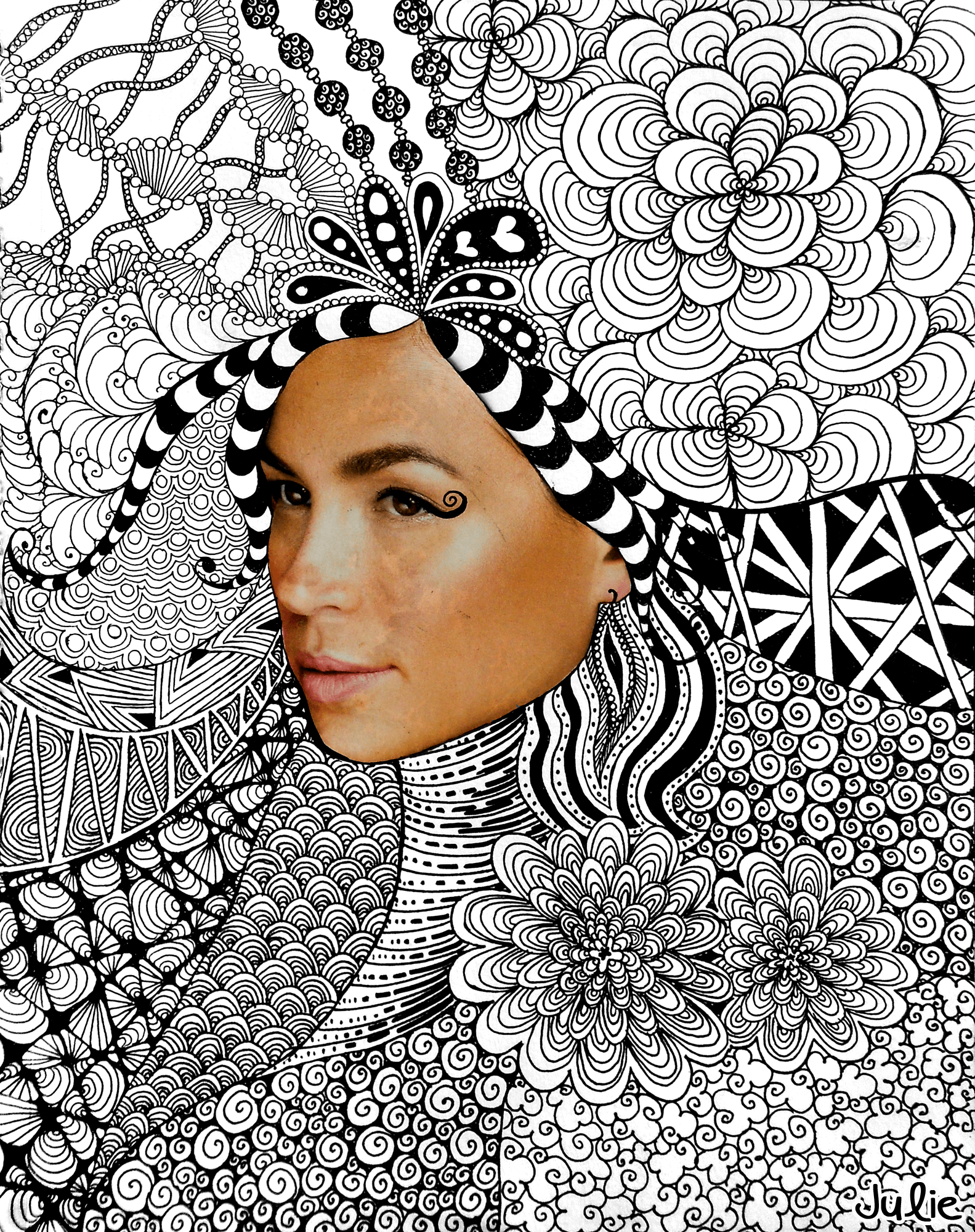 Zentangle inspired artwork