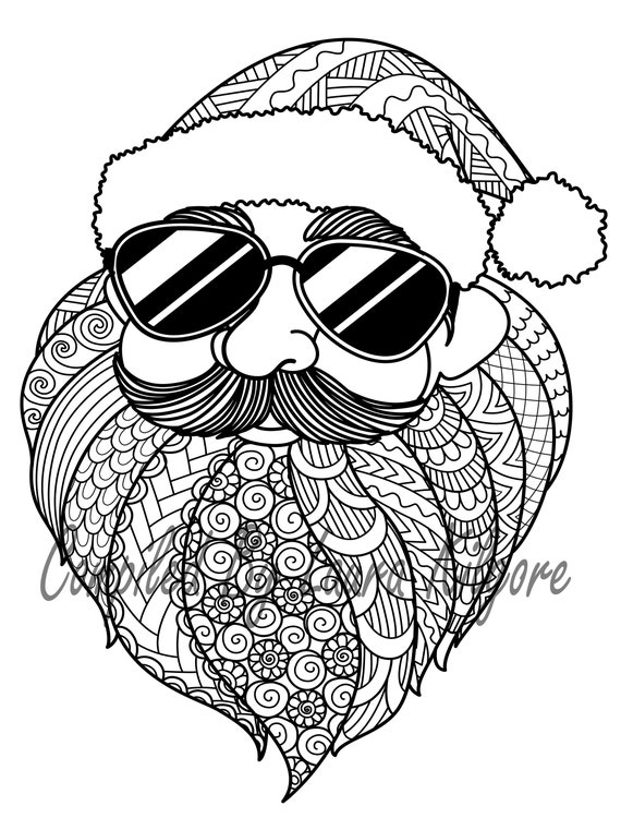 Zentangle christmas adult line art coloring book page coloring sampler pack high resolution x instant download printable pdf