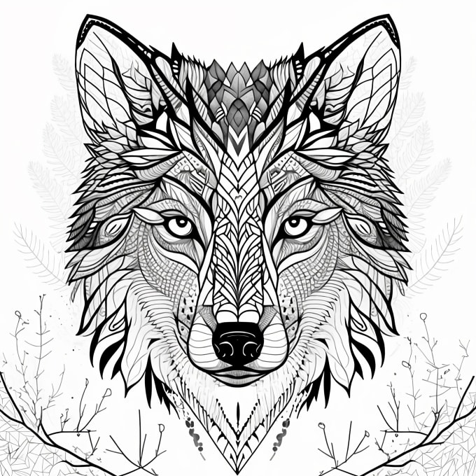 Create amazing custom zentangle coloring page illustrations by tagtrinidad